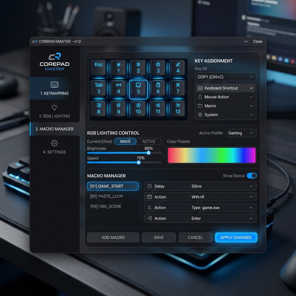 Overcontrol Hub Software Interface